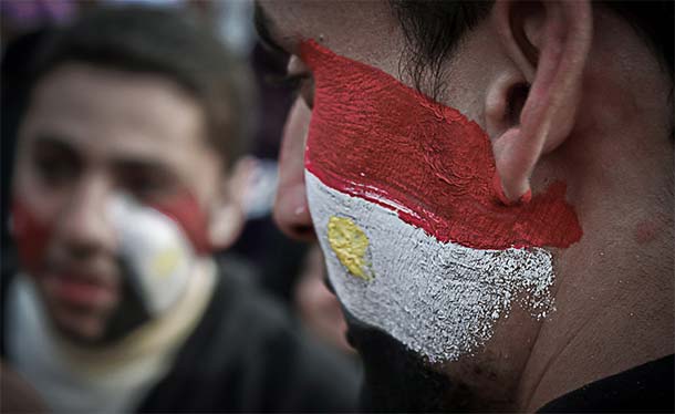 Protestanci na placu Tahrir w Kairze (AhmadHammoud/Flickr)