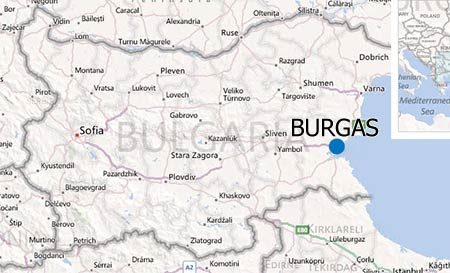 Burgas, Bułgaria (Mapy Binga)