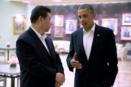 Spotkanie prezydentów Chin - Xi Jinpinga, i USA - Baracka Obamy w Sunnylands, styczeń 2013 (fot. WhiteHouse, Pete Souza)