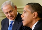 Premier Izraela, Benjamin Netanjahu, oraz prezydnet USA, Barack Obama, podczas spotkania w Białym Domu (Zdjęcie: ivarfjeld.wordpress.com)